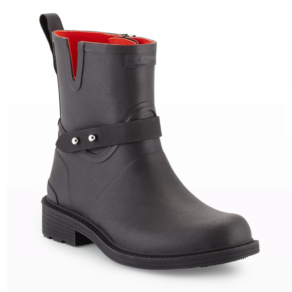 Rag & Bone Moto rain bootie size 8